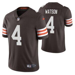 4 Deshaun Watson Stitched Brown Jersey